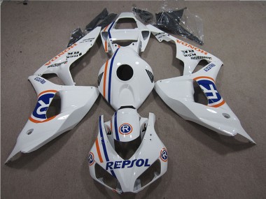 Billigste Honda CBR1000RR Motorrad Verkleidung 2006-2007 - Weiss Blau Repsol