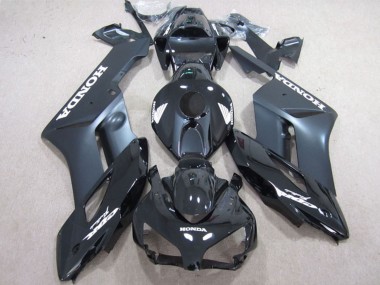 Billigste Honda CBR1000RR Motorrad Verkleidung 2004-2005 - Glanzendes Schwarz Matt Schwarz Weiss Aufkleber