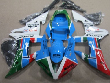 Billigste Honda CBR1000RR Motorrad Verkleidung 2004-2005 - Weiss Blau Rot Grun Motul