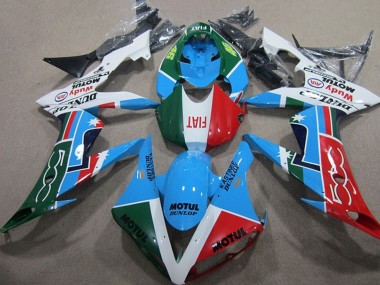 Billigste Honda CBR1000RR Motorrad Verkleidung 2004-2005 - Weiss Blau Rot Grun Motul