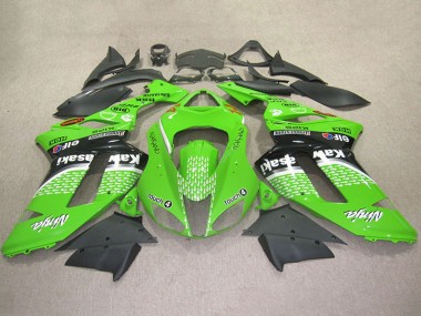 Billigste Kawasaki ZX6R Motorrad Verkleidung 2007-2008 - Grun Touch4 4