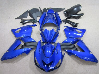 Billigste Kawasaki ZX14R ZZR1400 Motorrad Verkleidung 2006-2011 - Blau
