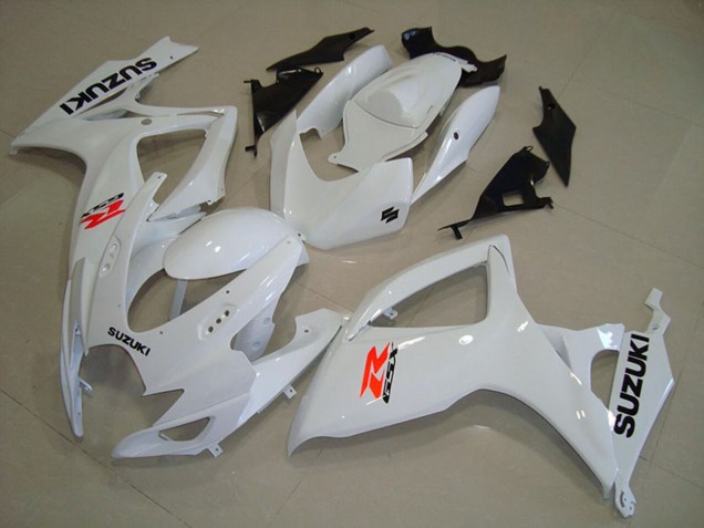 Billigste Suzuki GSXR 750 Motorrad Verkleidung 2006-2007 - Weiss