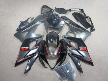 Billigste Suzuki GSXR 1000 Motorrad Verkleidung Kit 2005-2006 - Schwarz Grau Rot