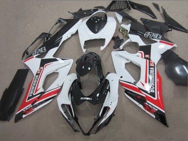 Billigste Suzuki GSXR 1000 Motorrad Verkleidung 2005-2006 - Weiss Schwarz Rot Yoshimura