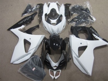 Billigste Suzuki GSXR 1000 Motorrad Verkleidung Kit 2009-2016 - Weiss Schwarz