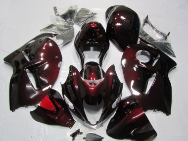 Billigste Suzuki GSXR 1300 Hayabusa Motorrad Verkleidung Kit 1996-2007 - Rot Schwarz