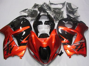 Billigste Suzuki GSXR 1300 Hayabusa Motorrad Verkleidung 1996-2007 - Orange Schwarz