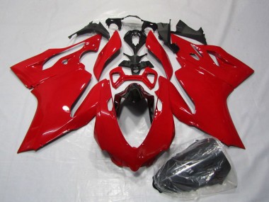 Billigste Ducati 1199 Motorrad Verkleidungen Kit 2011-2014 - Rot