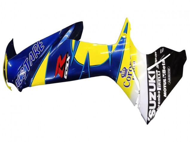 Billigste Suzuki GSXR 600/750 Motorrad Verkleidung 2011-2024 - Gelb Blau Weiss Schwarz Corona Extra Alstare