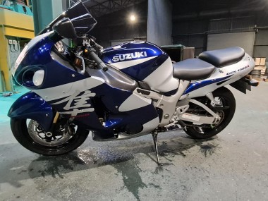 Billigste Suzuki GSXR 1300 Hayabusa Motorrad Verkleidung 1996-2007 - Blau Weiss
