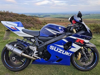 Billigste Suzuki GSXR 600 Motorrad Verkleidung 2004-2005 - Blau Weiss Rot