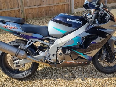 Billigste Kawasaki Ninja ZX9R Motorrad Verkleidung 2002-2003 - Blau Silber