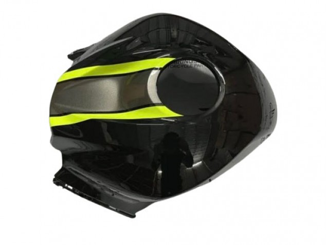 Billigste Honda CBR600RR Motorrad Verkleidung 2007-2008 - Glanzendes Schwarz Hohe Sichtbarkeit Gelb