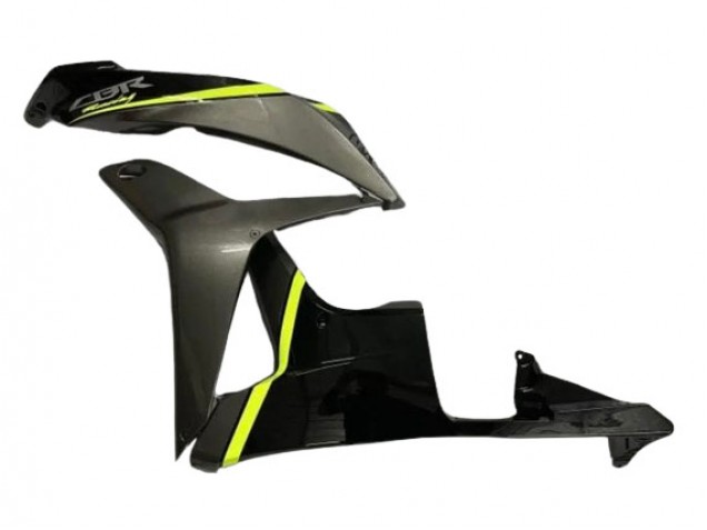 Billigste Honda CBR600RR Motorrad Verkleidung 2007-2008 - Glanzendes Schwarz Hohe Sichtbarkeit Gelb