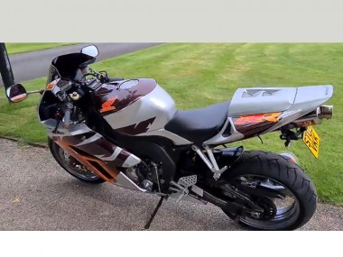 Billigste Honda CBR1000RR Motorrad Verkleidung 2006-2007 - Silber Orange