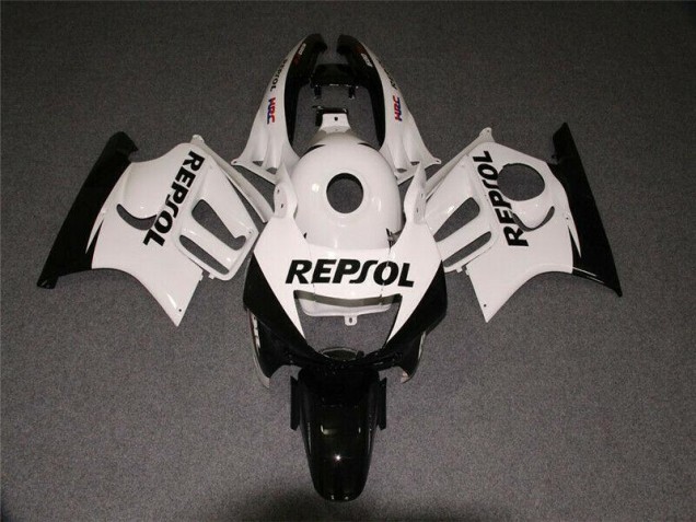 Billigste Weiß Schwarz Repsol Honda CBR 600 F3 1995-1998 Verkleidungen