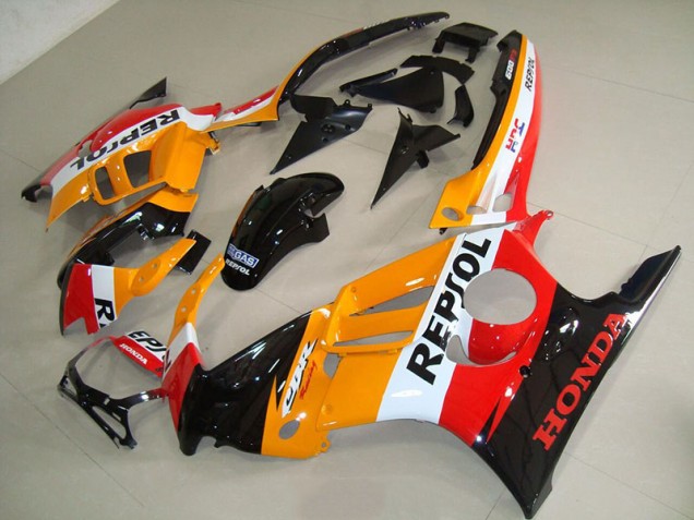Billigste Orange Schwarz Repsol Honda CBR 600 F3 1995-1998 Verkleidungen Billigste Orange Schwarz Repsol Honda CBR 600 F3 1995-1998 Verkleidungen