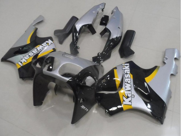Billigste Silber Und Schwarz Kawasaki ZX7R 1996-2003 Verkleidungen Billigste Silber Und Schwarz Kawasaki ZX7R 1996-2003 Verkleidungen