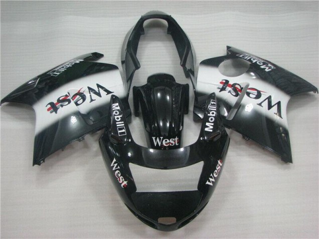 Billigste Schwarz Weißes Westmuster Honda CBR 1100 XX 1996-2007 Verkleidungen Billigste Schwarz Weißes Westmuster Honda CBR 1100 XX 1996-2007 Verkleidungen