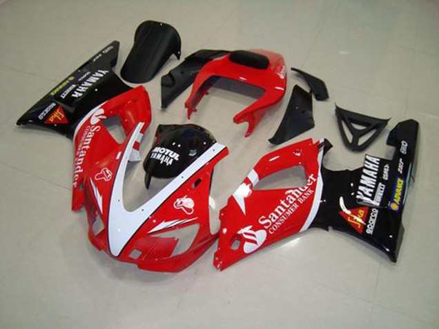 Billigste Rot Schwarz Weiß Yamaha R1 1998-1999 Verkleidungen Billigste Rot Schwarz Weiß Yamaha R1 1998-1999 Verkleidungen