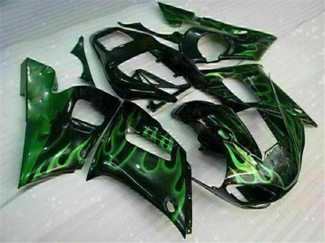 Billigste Grün Schwarz Yamaha R6 1998-2002 Verkleidungen Billigste Grün Schwarz Yamaha R6 1998-2002 Verkleidungen