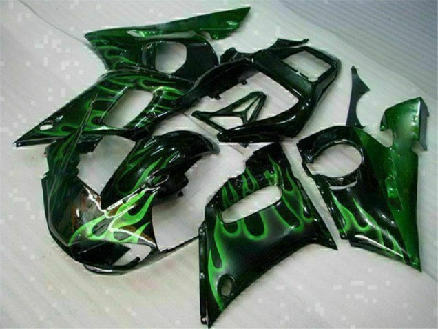Billigste Grün Schwarz Yamaha R6 1998-2002 Verkleidungen Billigste Grün Schwarz Yamaha R6 1998-2002 Verkleidungen