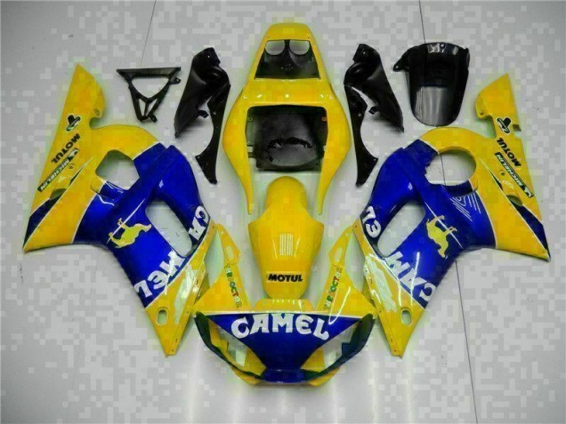 Billigste Gelb Blau Yamaha R6 1998-2002 Verkleidung
