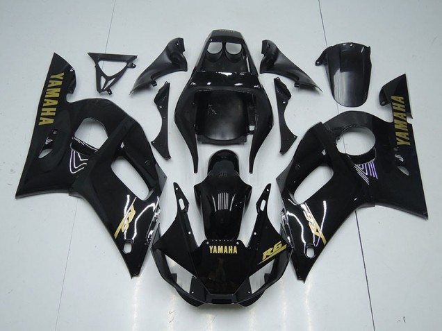 Billigste Glänzend Schwarz Gold Aufkleber Yamaha R6 1998-2002 Verkleidungen Billigste Glänzend Schwarz Gold Aufkleber Yamaha R6 1998-2002 Verkleidungen