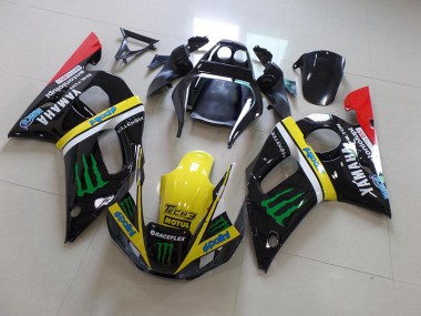Billigste Schwarz Gelbes Monster Yamaha R6 1998-2002 Verkleidungen