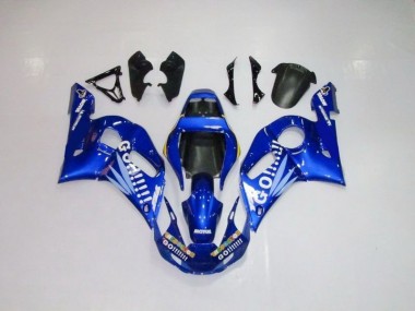 Billigste Blau Weiße Go Motul Yamaha R6 1998-2002 Verkleidungen