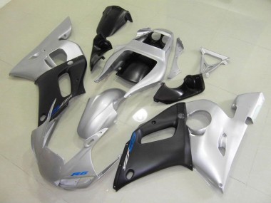 Billigste Schwarz Silber Yamaha R6 1998-2002 Verkleidungen