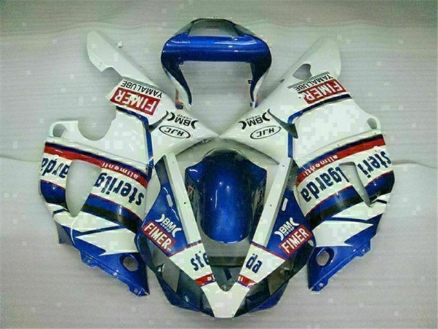 Billigste Blau Weiß Yamaha R1 2000-2001 Vollverkleidung