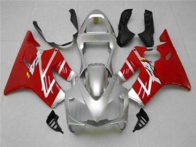 Billigste Silber Rot Honda CBR 600 F4i 2001-2003 Verkleidungen