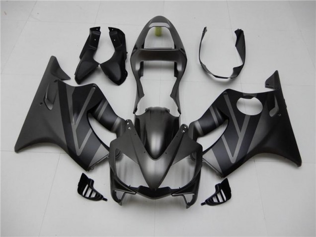 Billigste Matt Schwarz Grau Honda CBR 600 F4i 2001-2003 Verkleidungen