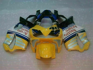 Billigste Gelb Silber Nastro Azzurro Honda CBR 600 F4i 2001-2003 Verkleidungen