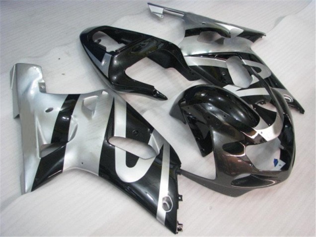 Billigste Silber Schwarz Suzuki GSXR 600 / 750 K1 K2 K3 2001-2003 Verkleidungen Billigste Silber Schwarz Suzuki GSXR 600 / 750 K1 K2 K3 2001-2003 Verkleidungen
