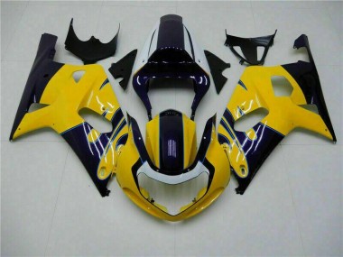 Billigste Gelb Suzuki GSXR 600 / 750 K1 K2 K3 2001-2003 Vollverkleidung