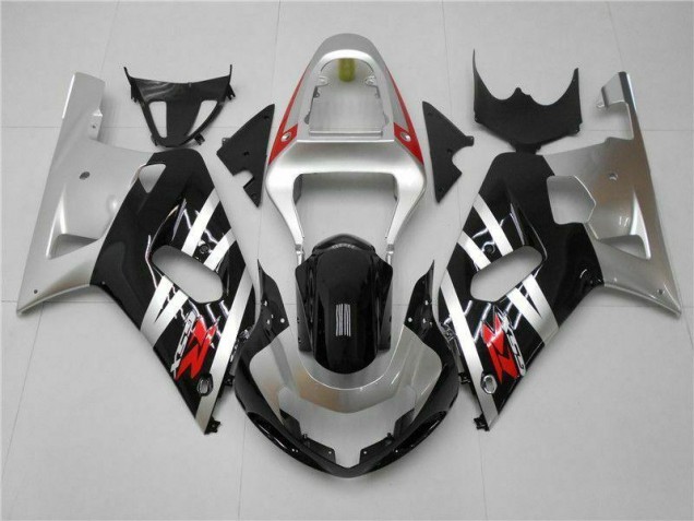 Billigste Silber Suzuki GSXR 600 / 750 K1 K2 K3 2001-2003 Verkleidungen Billigste Silber Suzuki GSXR 600 / 750 K1 K2 K3 2001-2003 Verkleidungen