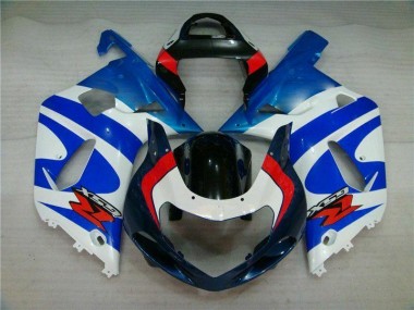 Billigste Blau Suzuki GSXR 600 / 750 K1 K2 K3 2001-2003 Vollverkleidung