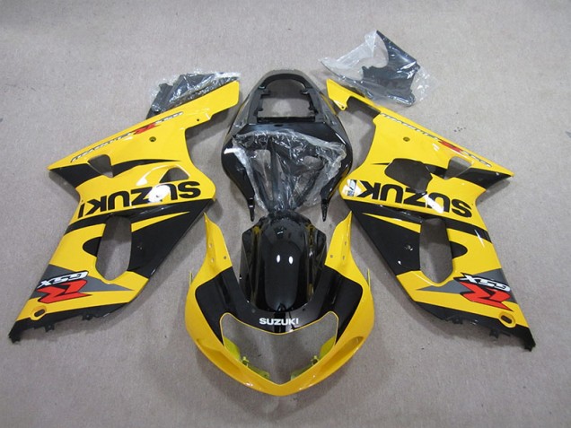 Billigste Gelb Schwarz Suzuki GSXR 600 K1 K2 K3 2001-2003 Verkleidungen Billigste Gelb Schwarz Suzuki GSXR 600 K1 K2 K3 2001-2003 Verkleidungen