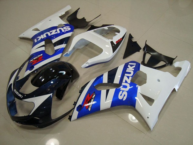 Billigste Blau Weiß Suzuki GSXR 750 K1 K2 K3 2001-2003 Verkleidung Billigste Blau Weiß Suzuki GSXR 750 K1 K2 K3 2001-2003 Verkleidung