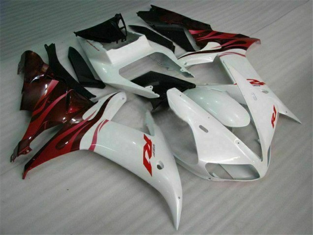 Billigste Weiß Yamaha R1 2002-2003 Vollverkleidung