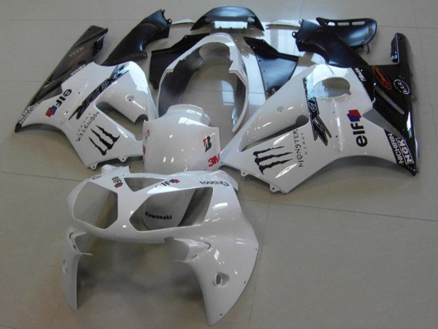 Billigste Weiß Monster Kawasaki ZX12R 2002-2006 Verkleidungen Billigste Weiß Monster Kawasaki ZX12R 2002-2006 Verkleidungen