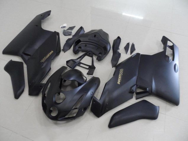 Billigste Matt Schwarze und goldene Aufkleber Ducati 749 999 2003-2004 Verkleidungen Billigste Matt Schwarze und goldene Aufkleber Ducati 749 999 2003-2004 Verkleidungen