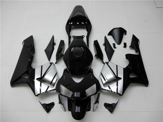 Billigste Schwarz Silber Honda CBR 600 RR 2003-2004 Verkleidungen