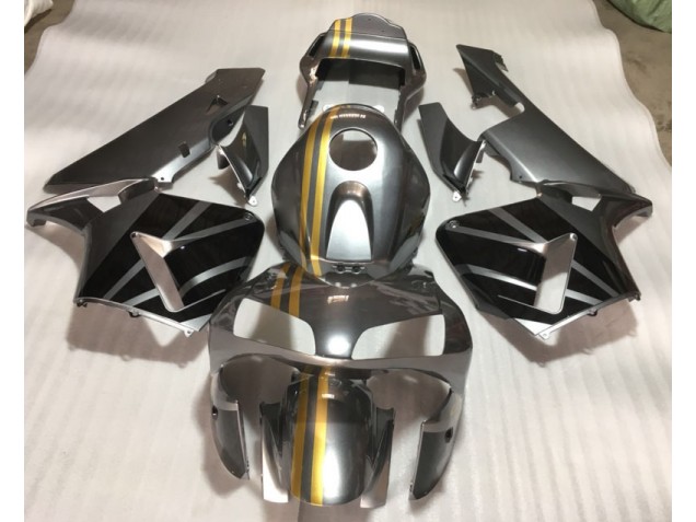 Billigste Silber Gold Schwarz Honda CBR 600 RR 2003-2004 Verkleidungen