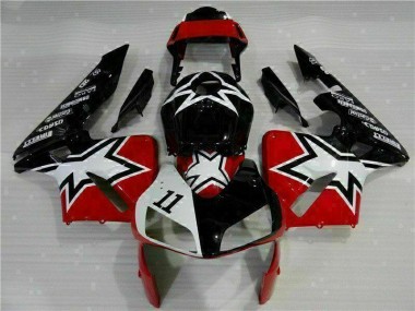 Billigste Schwarz Weiß 11 Honda CBR 600 RR 2003-2004 Verkleidungen