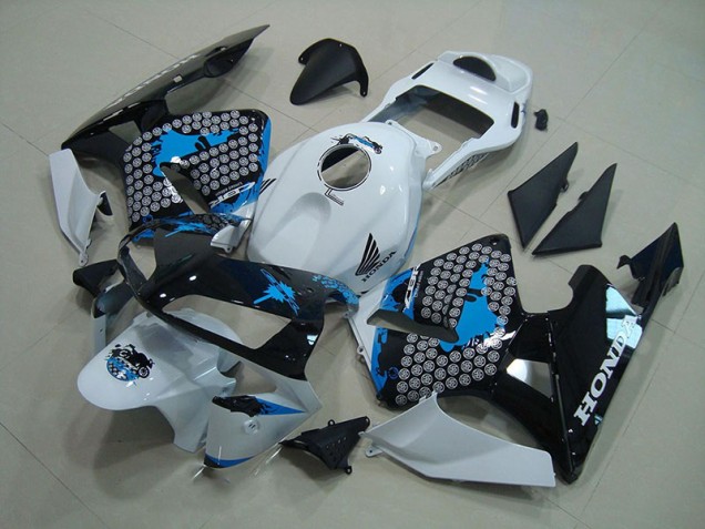 Billigste Weiß Schwarz Blau Honda CBR 600 RR 2003-2004 Verkleidungen Billigste Weiß Schwarz Blau Honda CBR 600 RR 2003-2004 Verkleidungen