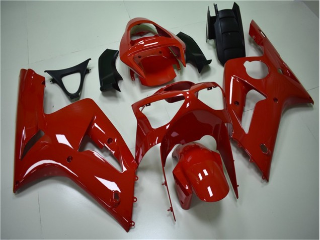 Billigste Rot Kawasaki ZX6R 2003-2004 Verkleidungen